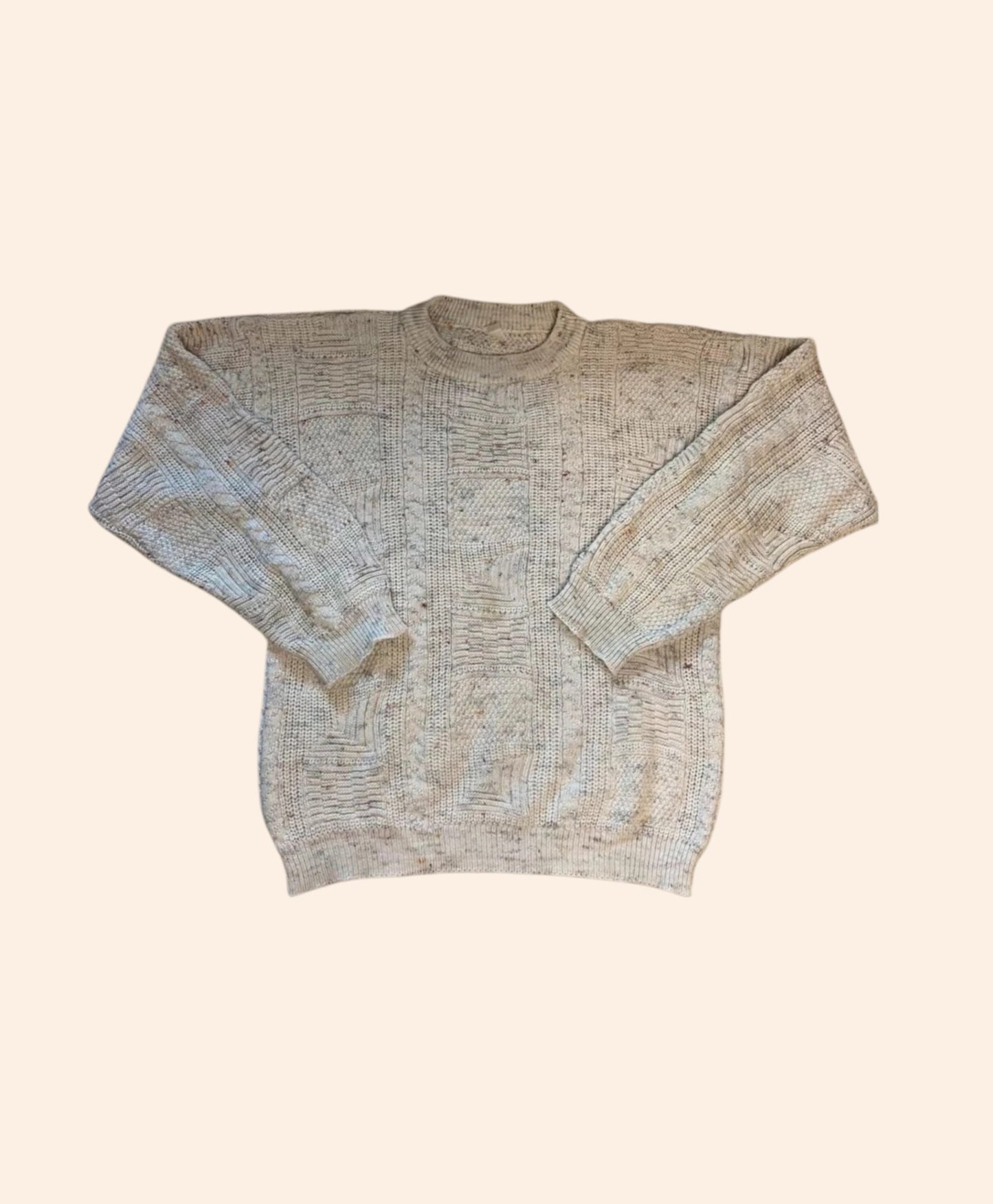 Pull vintage en maille
