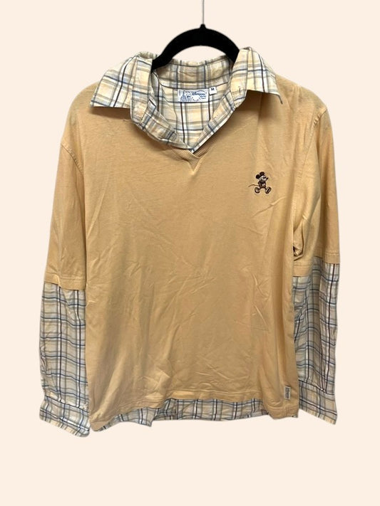 Pull chemise Disneyland vintage - Mickey brodé